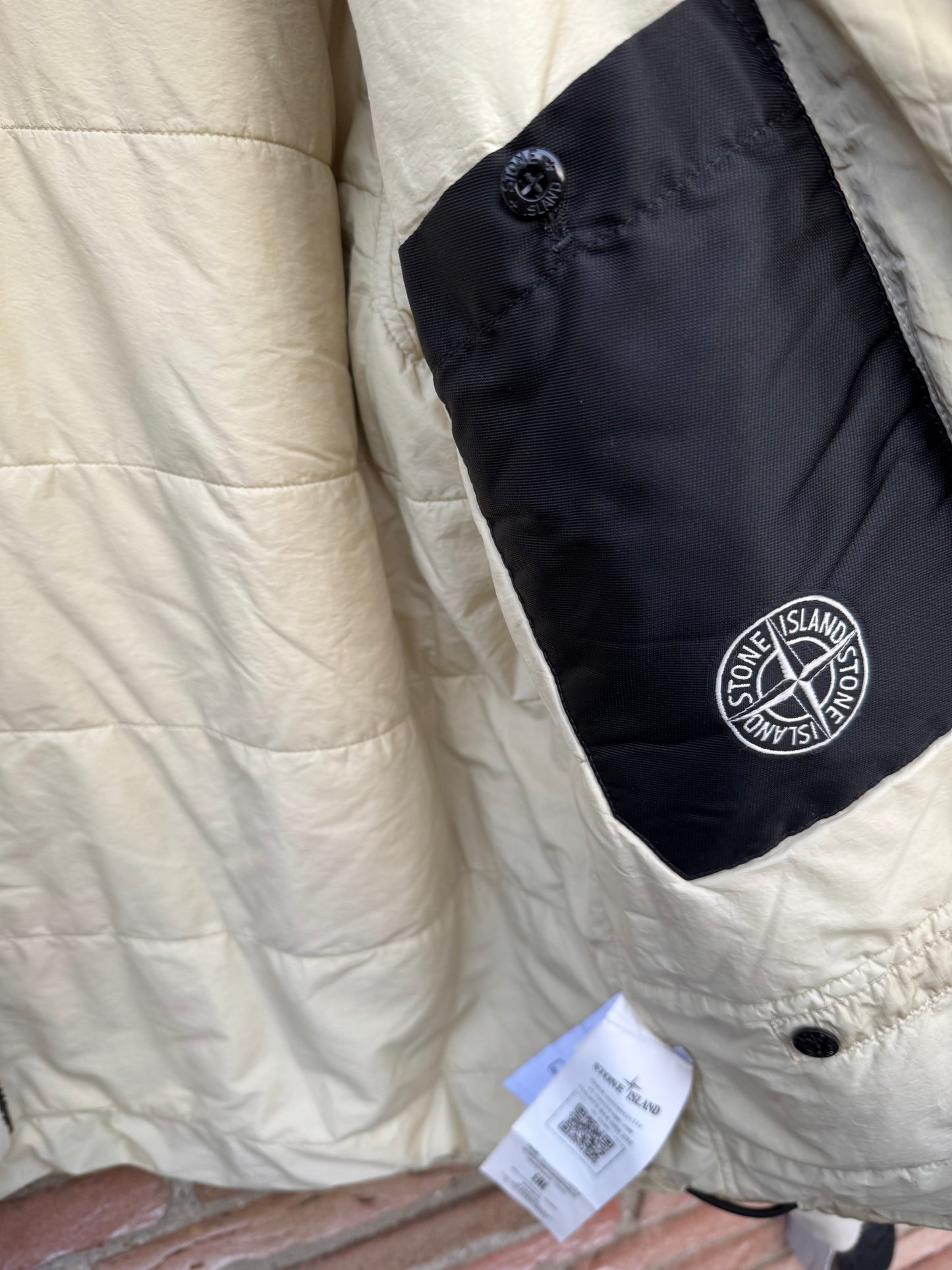 Stone Island Cotton Pile with Nylon-TC Jacket - L