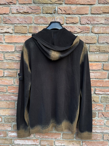 Stone Island Hand Sprayed Hooded Jacket - L