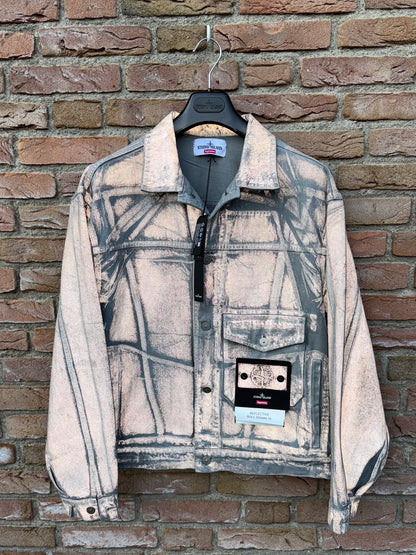 Stone Island x Supreme Reflective Bull Denim-TC Jacket - M
