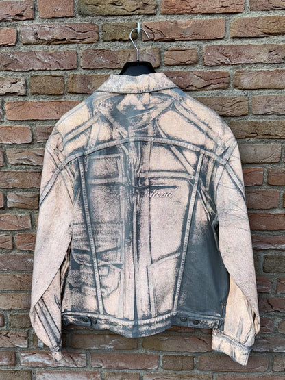 Stone Island x Supreme Reflective Bull Denim-TC Jacket - M