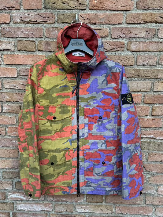 Stone Island Heritage Camo Ripstop Nylon Watro Jacke - S