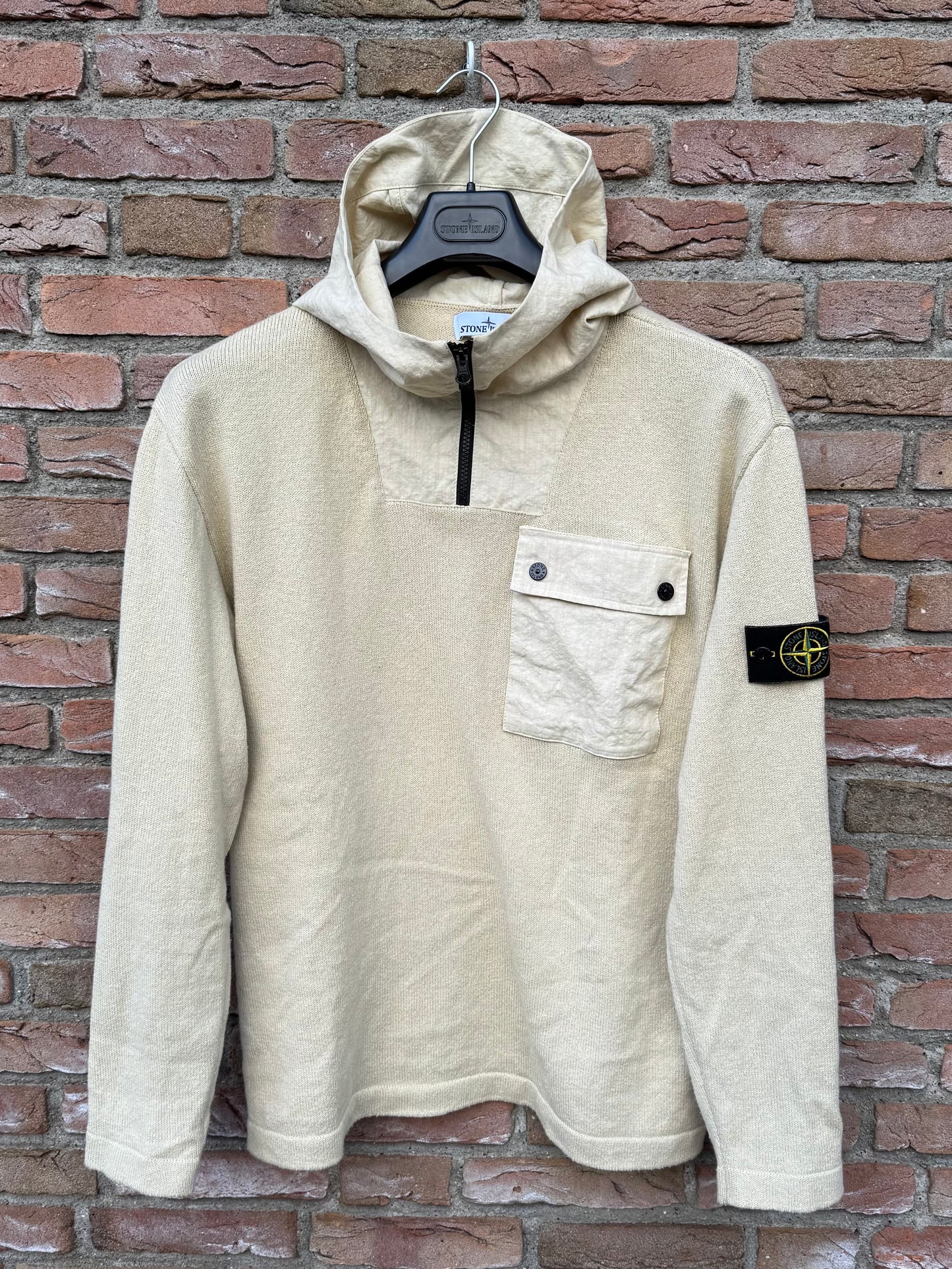 Stone Island Zip Hoodie - L