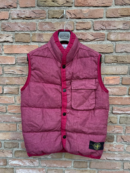 Stone Island Lino Resinato Daunenweste - M