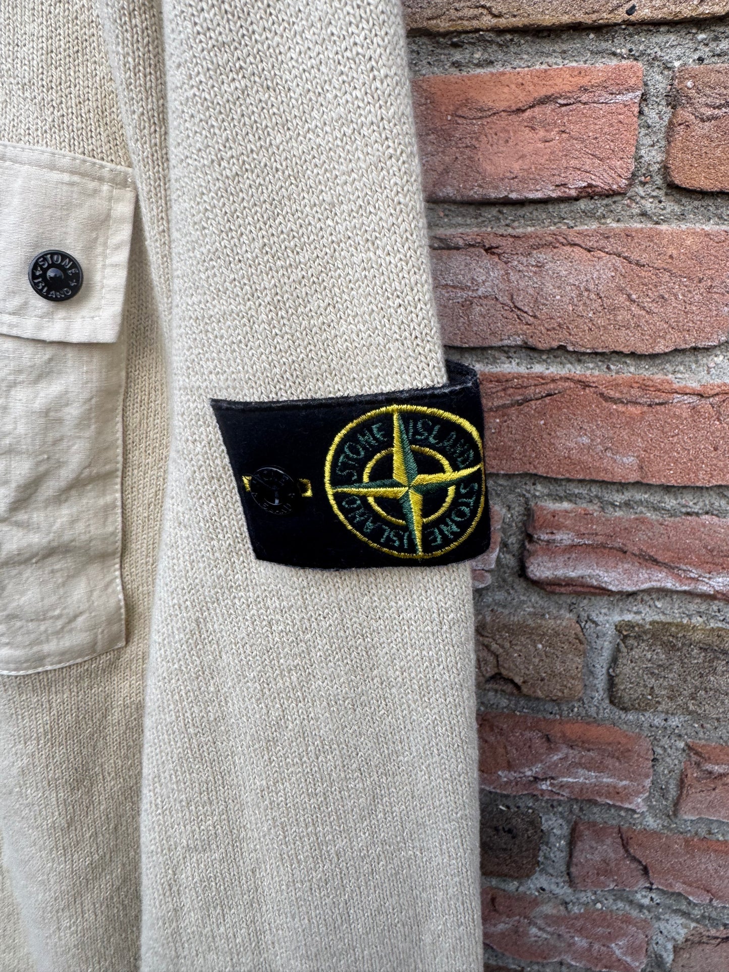 Stone Island Zip Hoodie - L