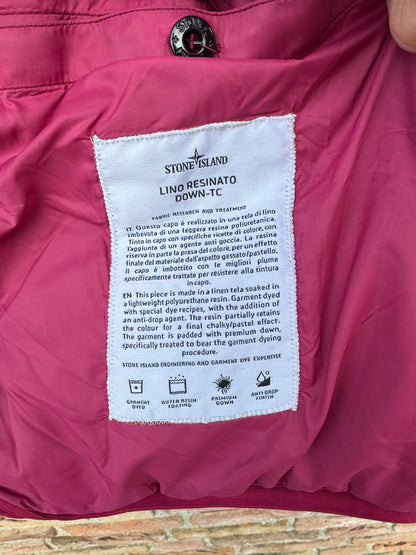 Stone Island Lino Resinato Daunenweste - M