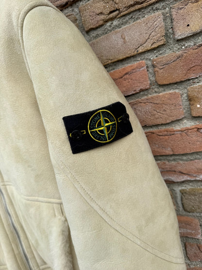 Stone Island Suede Sheepskin Jacket - M
