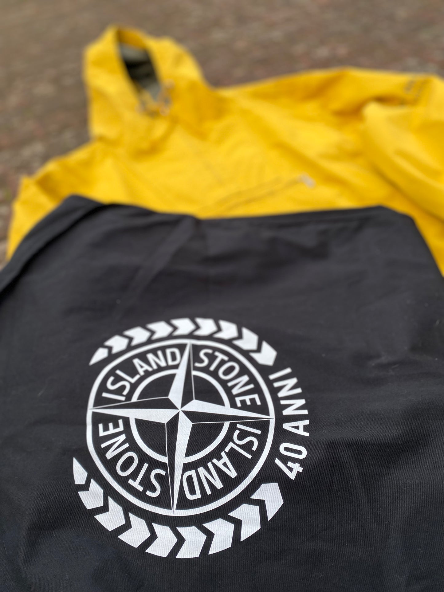 Stone Island Raso Gommato Cover Colorato Bio Smock - L