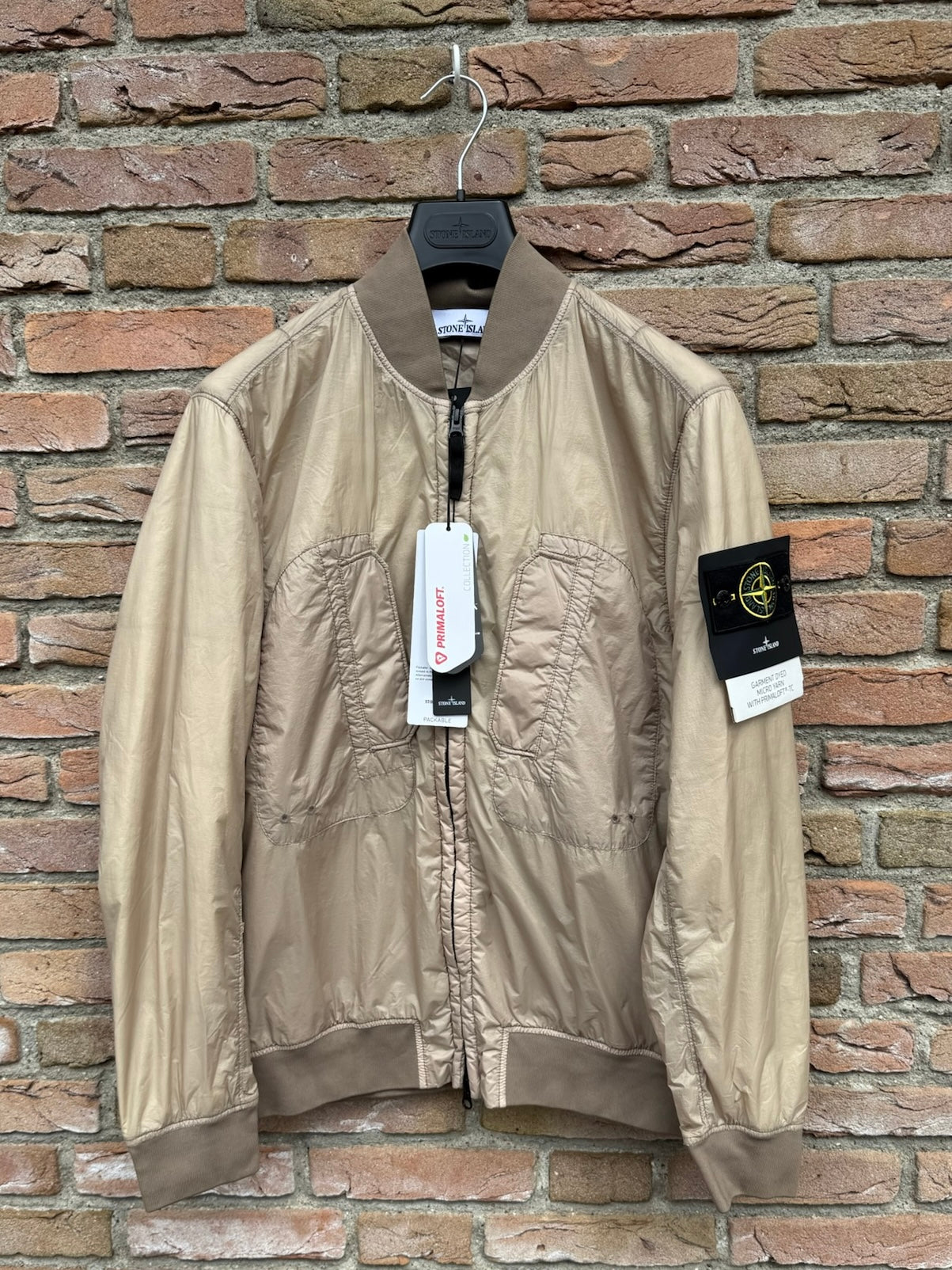 Stone Island Garment Dyed Micro Yarn Primaloft-TC Jacket - M