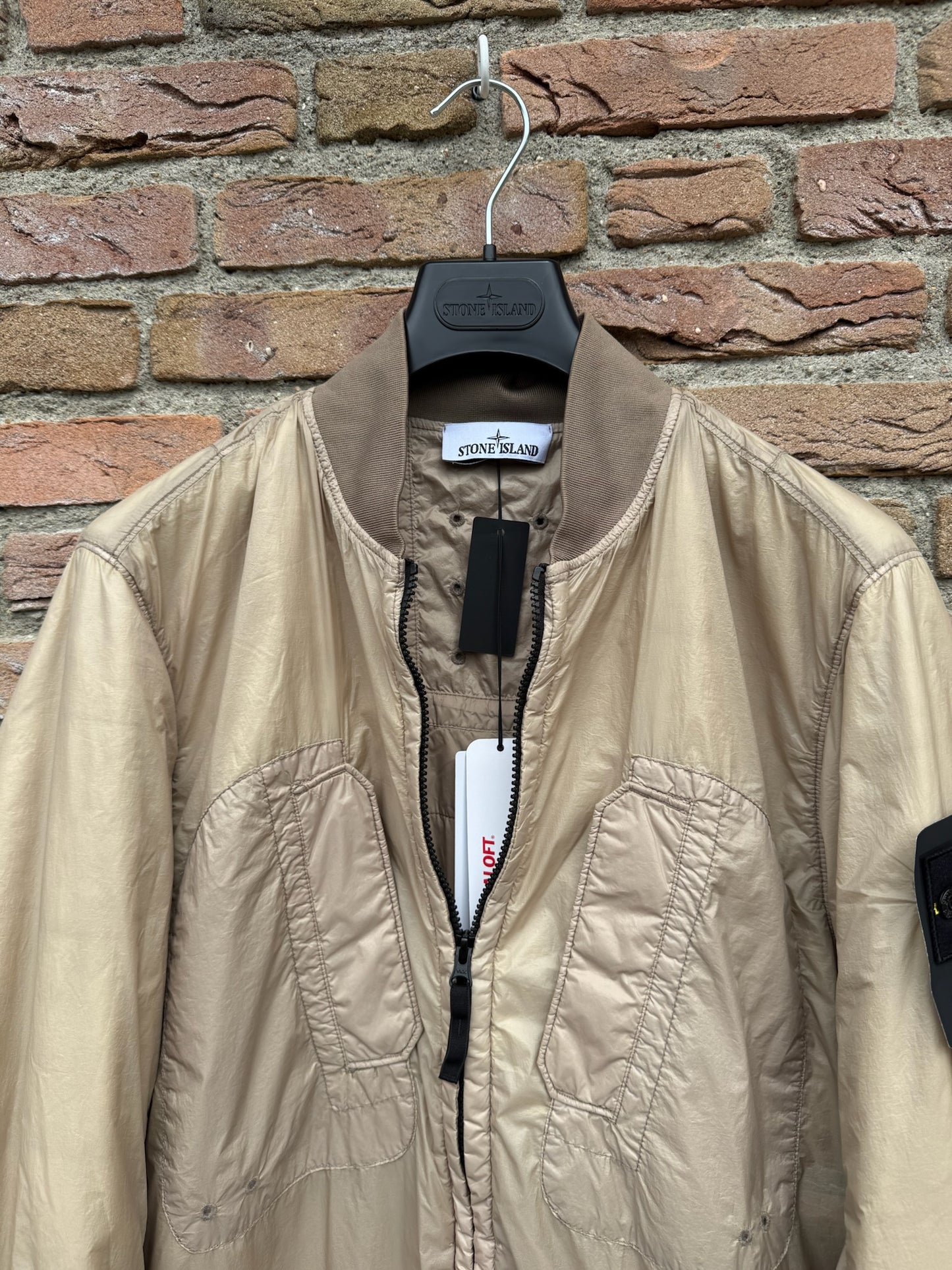 Stone Island Garment Dyed Micro Yarn Primaloft-TC Jacket - M