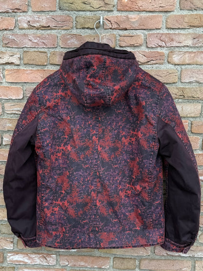 Stone Island Raso Gommato Camo Print-OVD Jacket - L