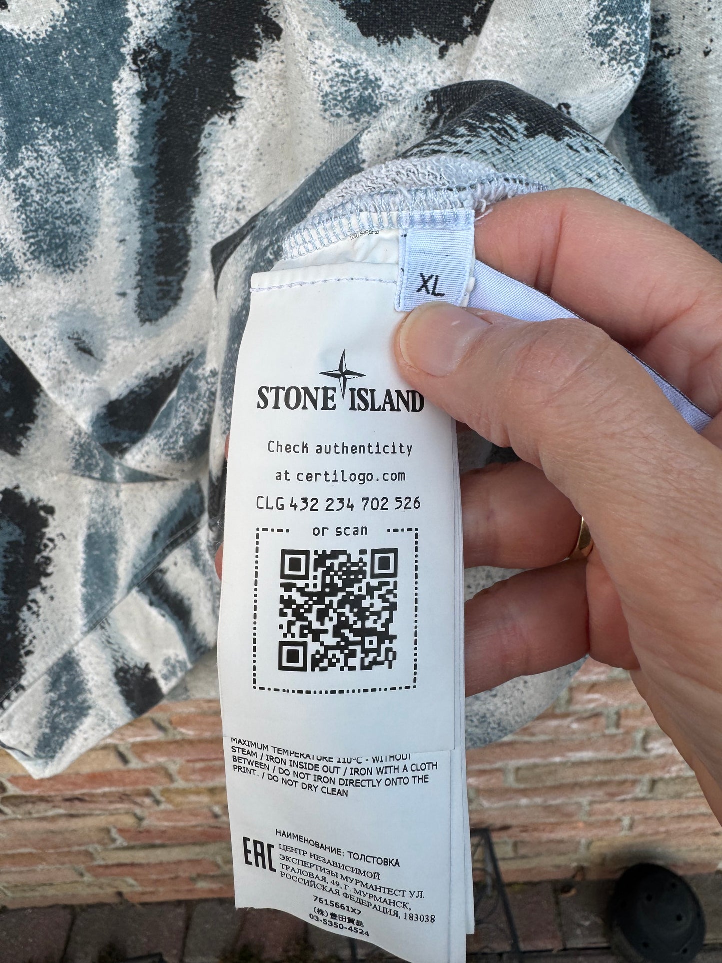 Stone Island Marina Reef Camo Sweatshirt - XL