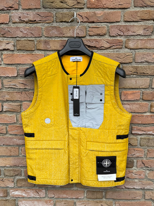 Stone Island Needle Punched Reflective Weste - L