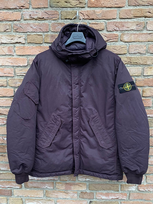 Stone Island Opaque Nylon Twill Daunenjacke - L