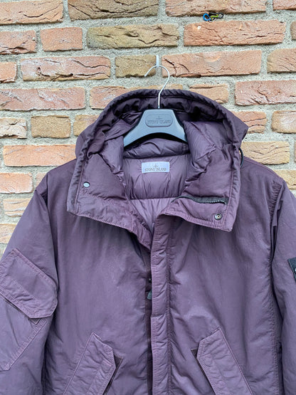 Stone Island Opaque Nylon Twill Daunenjacke - L