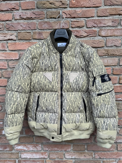 Stone Island Naslan Light Watro Camo Reflective Down Jacket - S