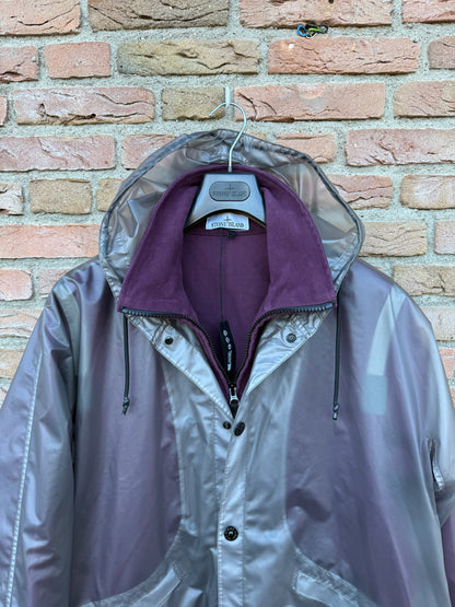 Stone Island Translucent Cover - Cotton Moleskin Jacket - L