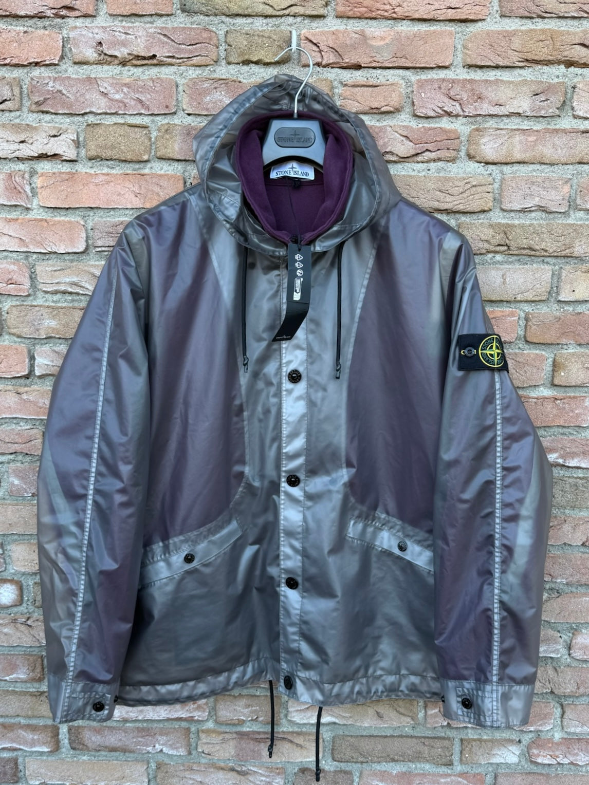 Stone Island Translucent Cover - Cotton Moleskin Jacket - L