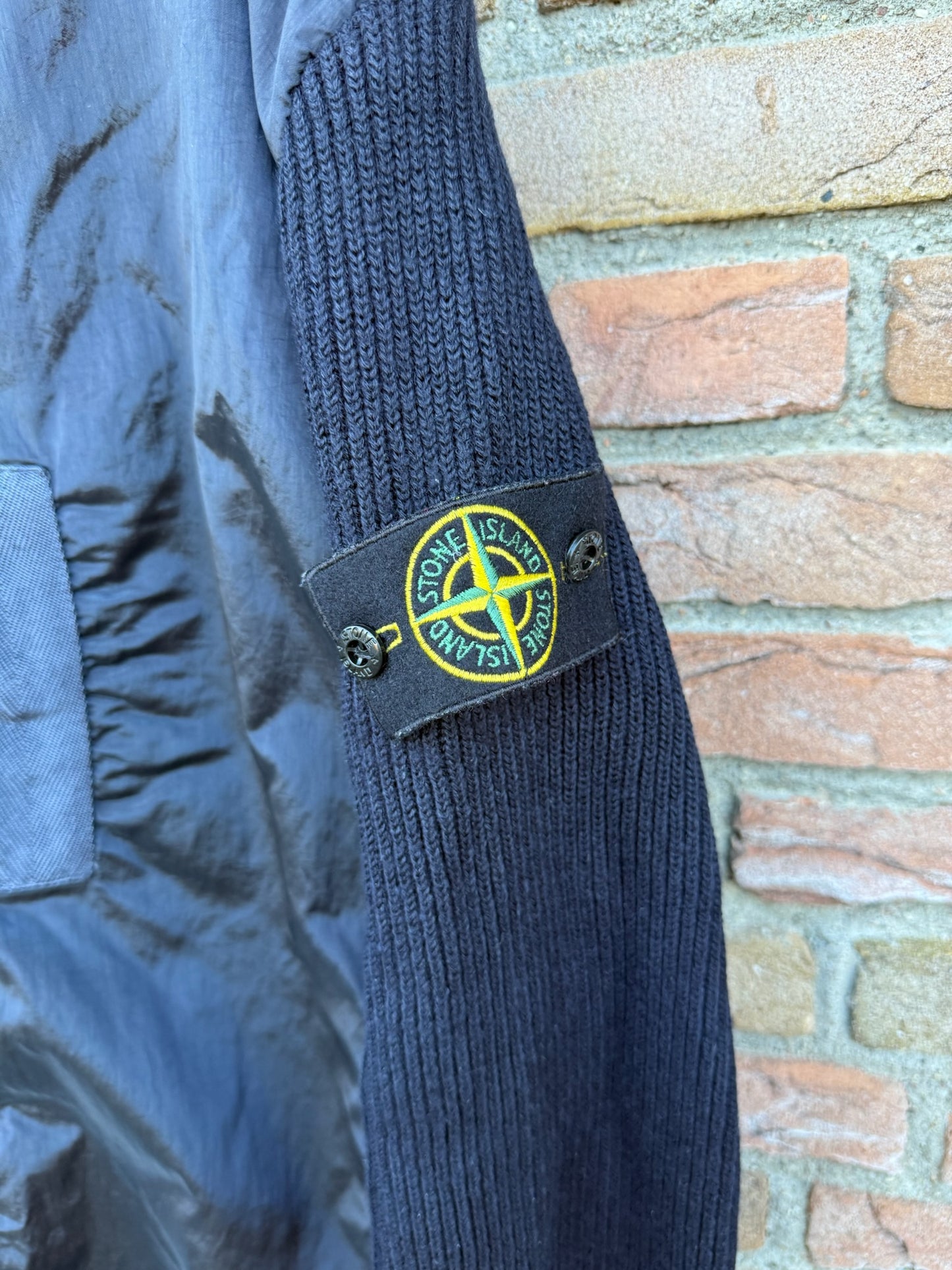 Stone Island Nylon Metal Primaloft-TC and Knit Jacket - XL