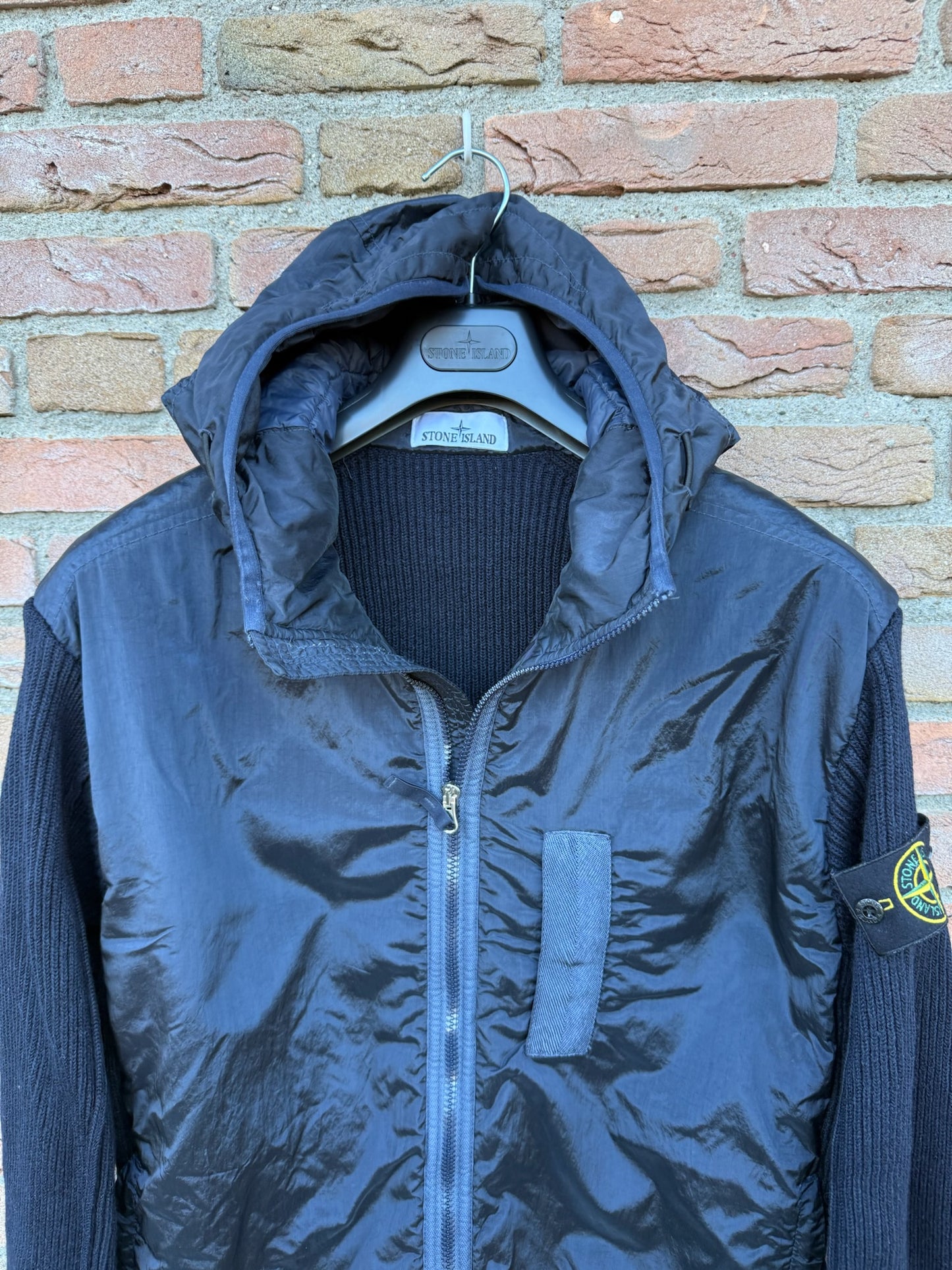Stone Island Nylon Metal Primaloft-TC and Knit Jacket - XL