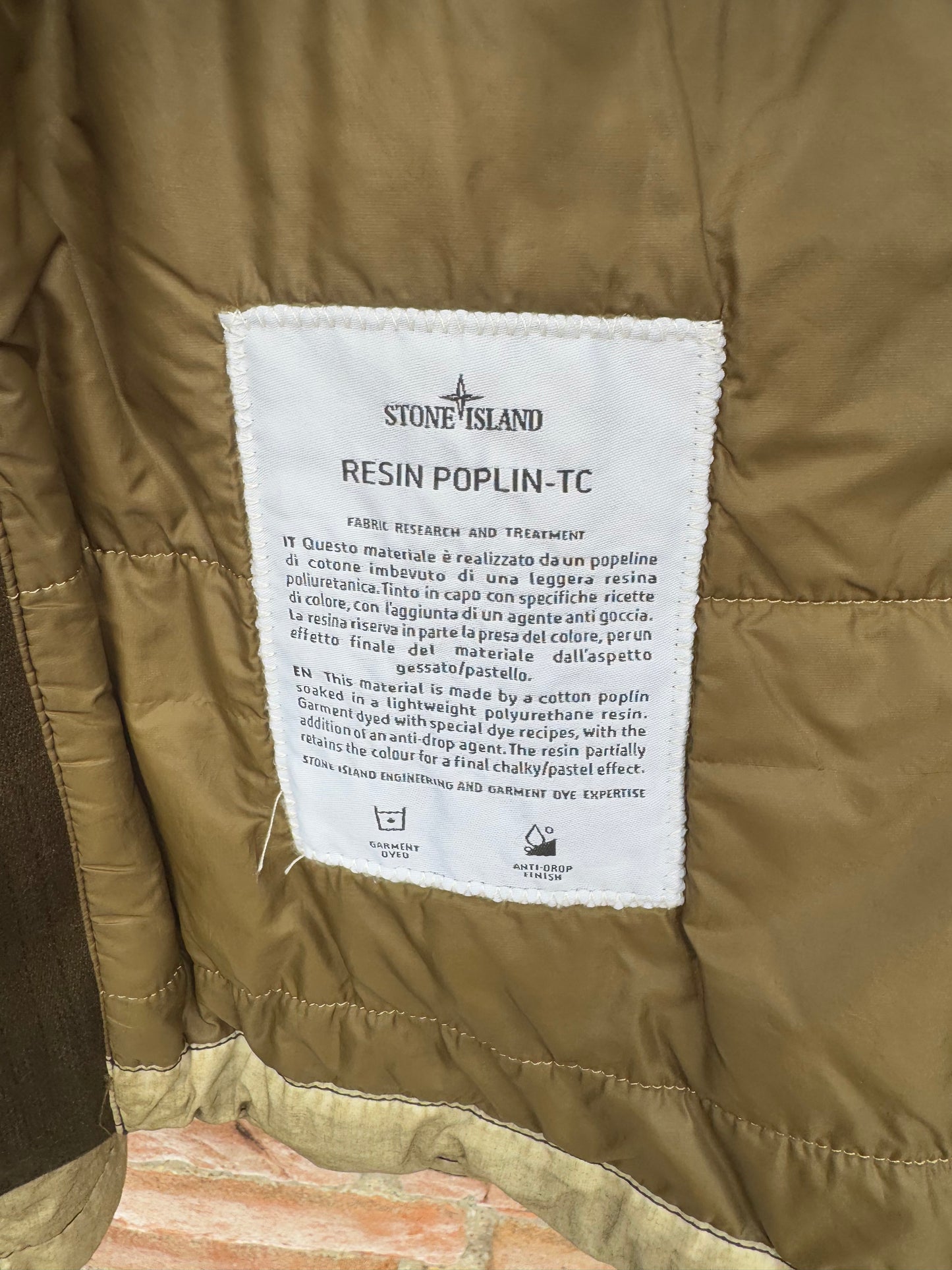 Stone Island Resin Poplin-TC Jacket - M