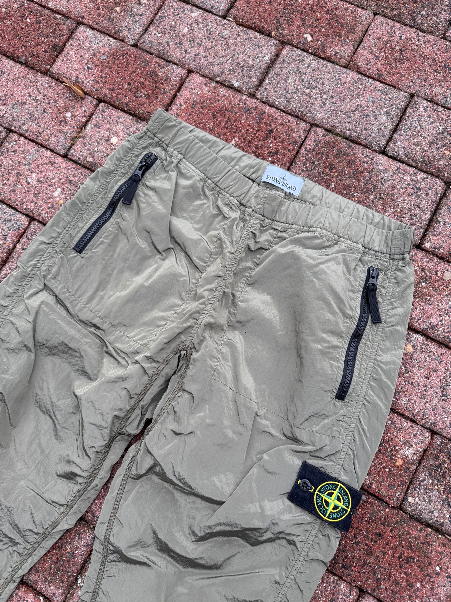 Stone Island Nylon Metal Cargo Trousers - M