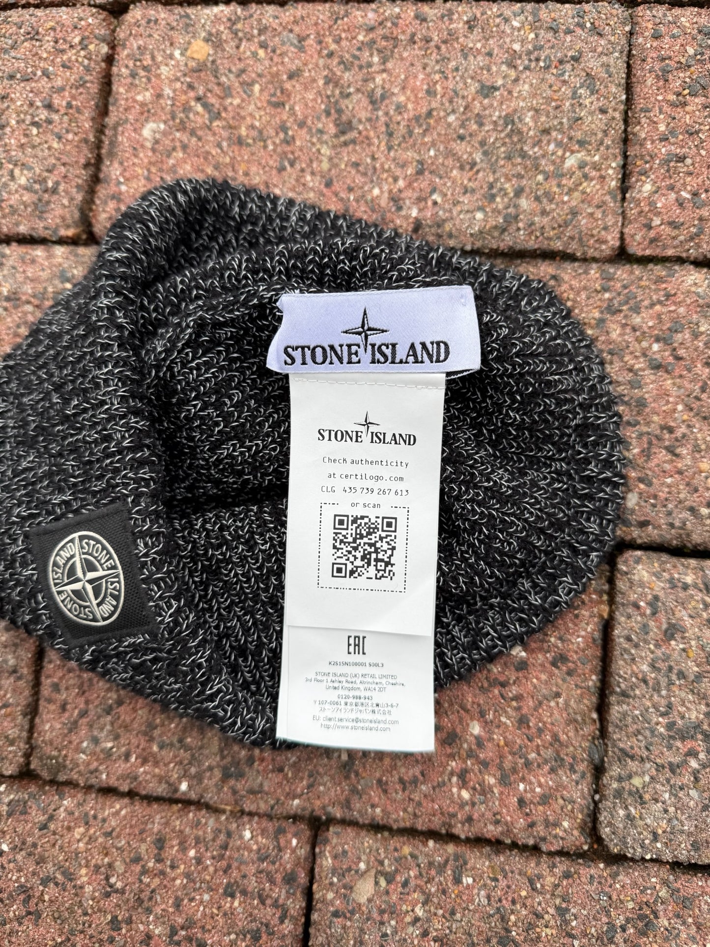 Stone Island Reflective Knit Beanie