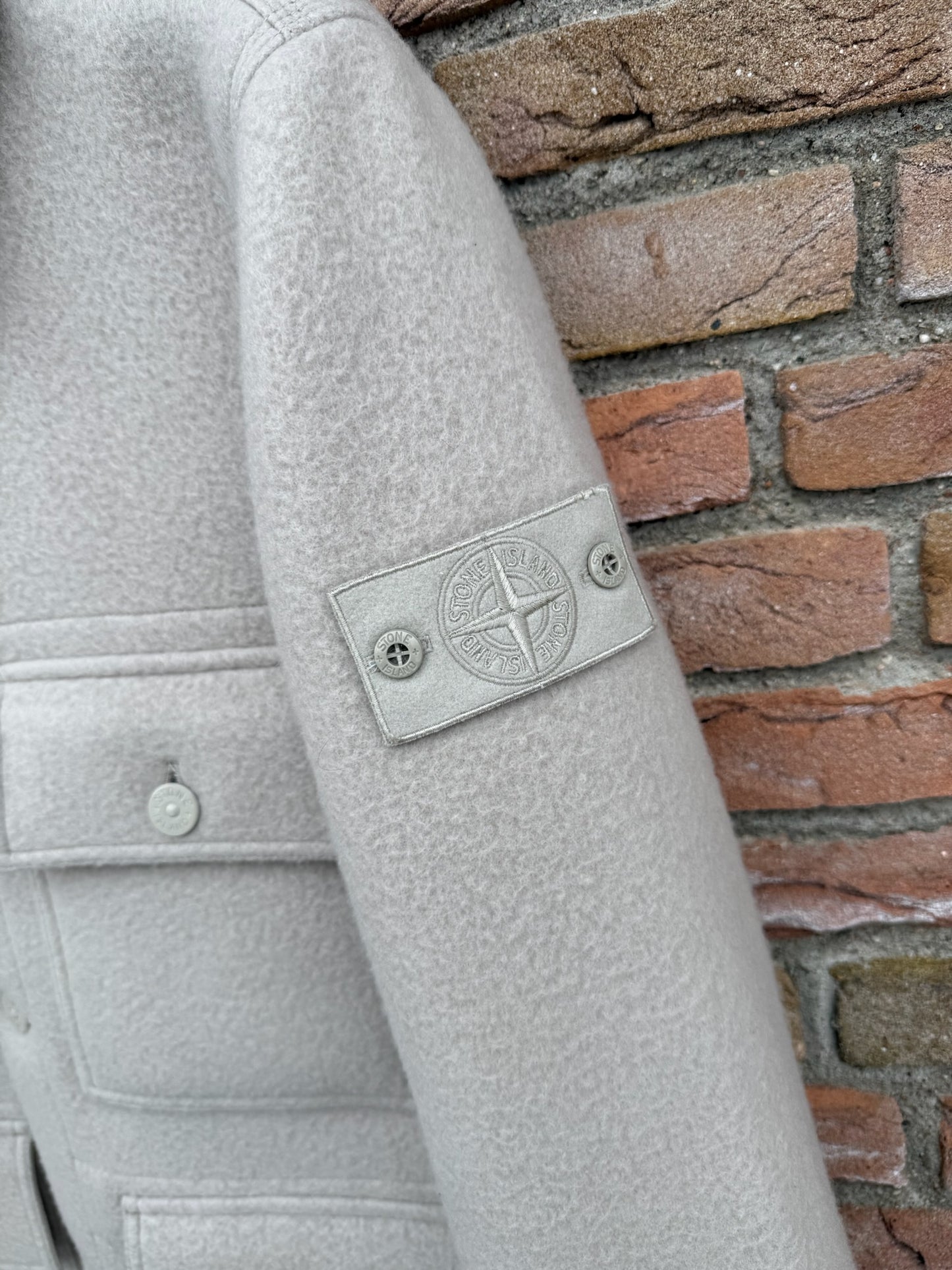 Stone Island Heavy Melton Ghost Jacket - L