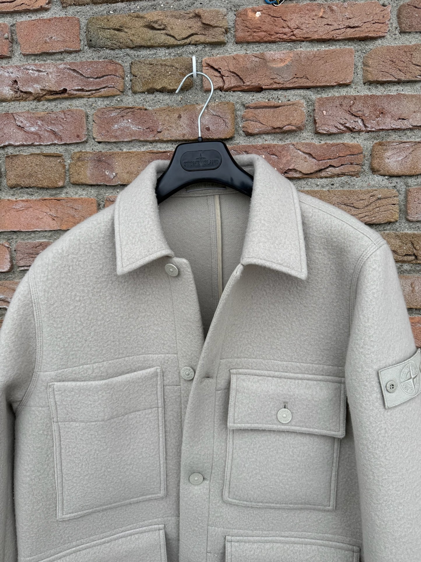 Stone Island Heavy Melton Ghost Jacket - L