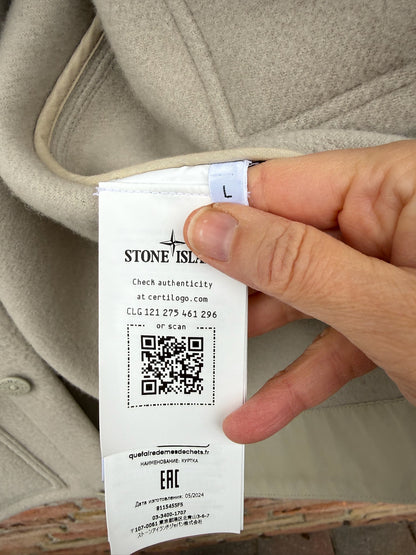 Stone Island Heavy Melton Ghost Jacket - L