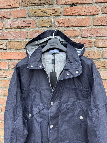 Stone Island Raw Plated Linen Marina Jacke - S