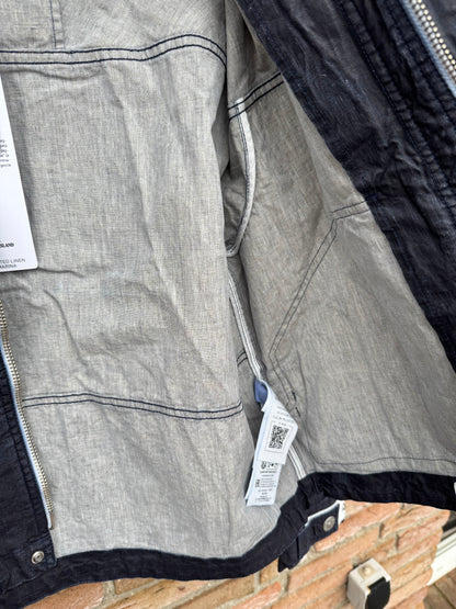 Stone Island Raw Plated Linen Marina Jacke - S