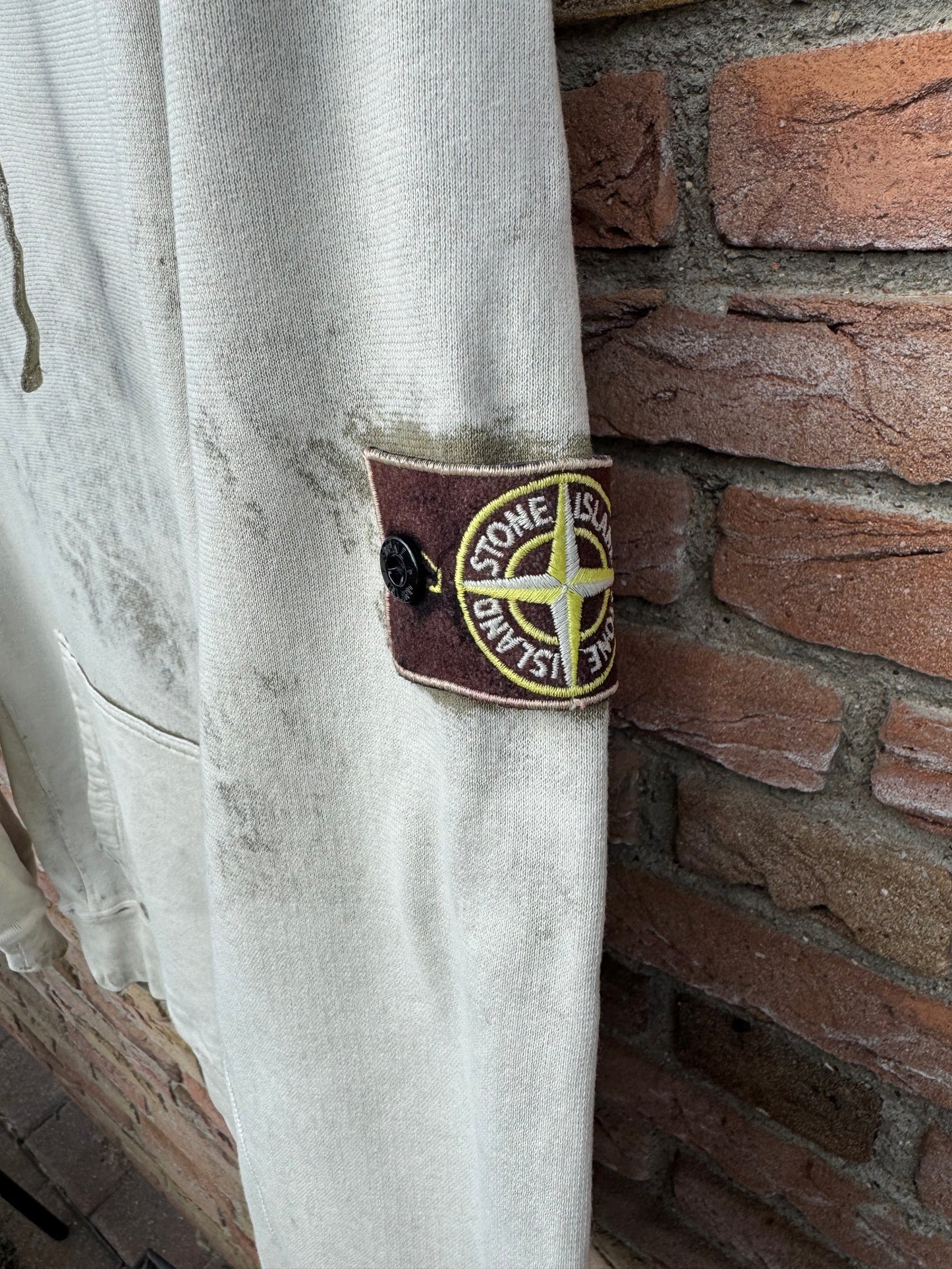 Stone Island Hand Corrosion Hoodie - XL