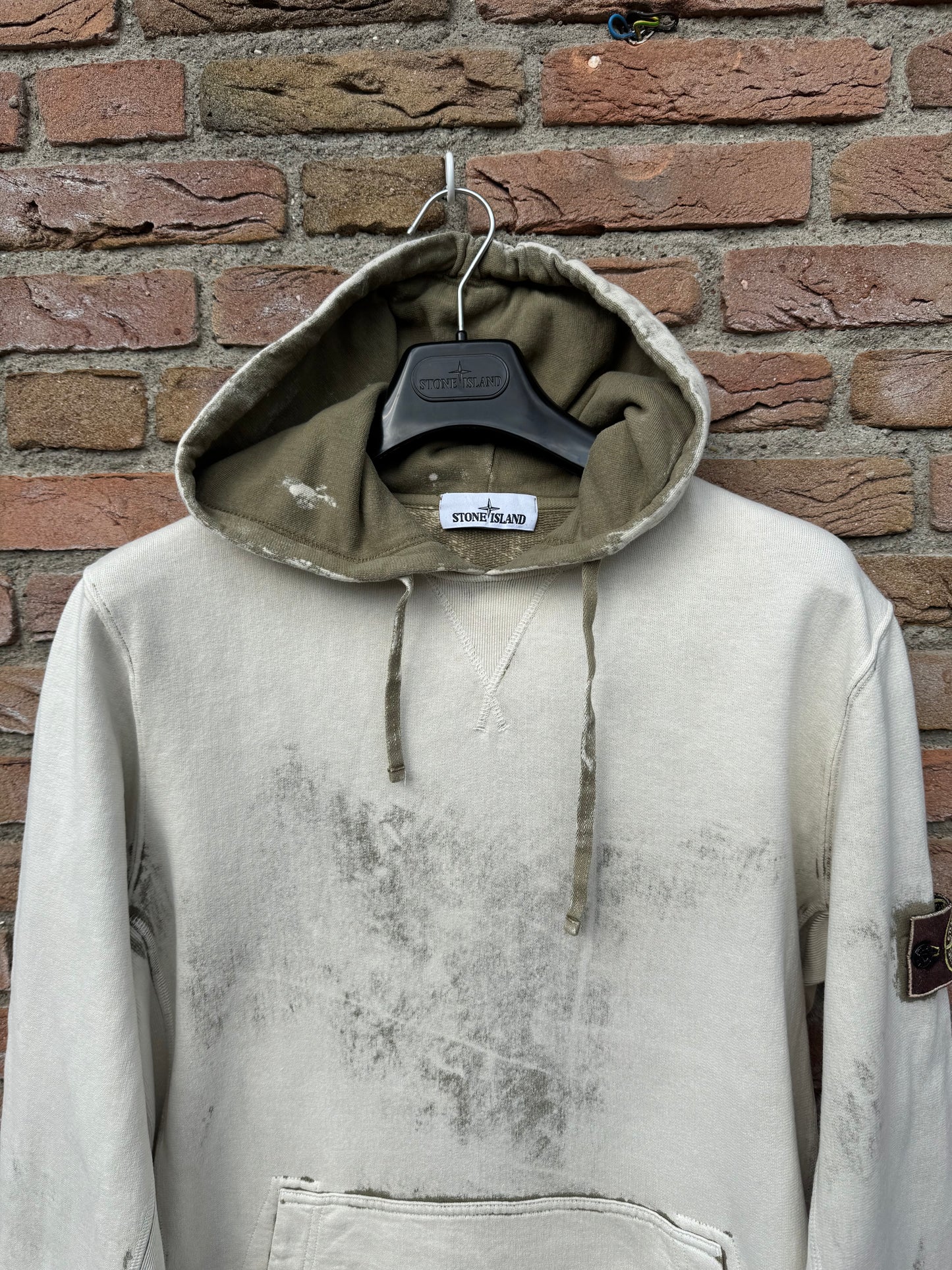 Stone Island Hand Corrosion Hoodie - XL