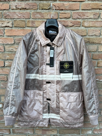 Stone Island 82/22 Microfelt with Ripstop Cover Jacket - L