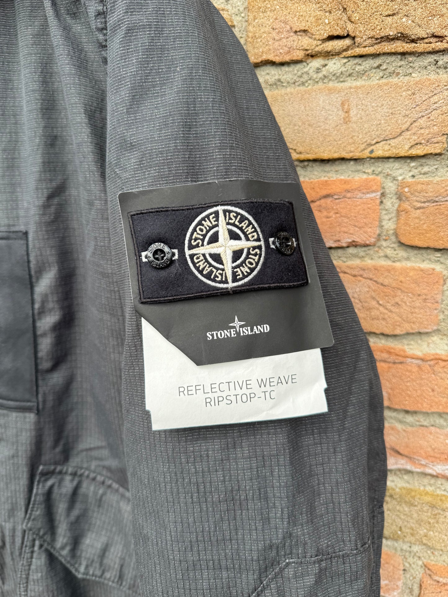 Stone Island Reflective Weave Ripstop-TC Jacket - L