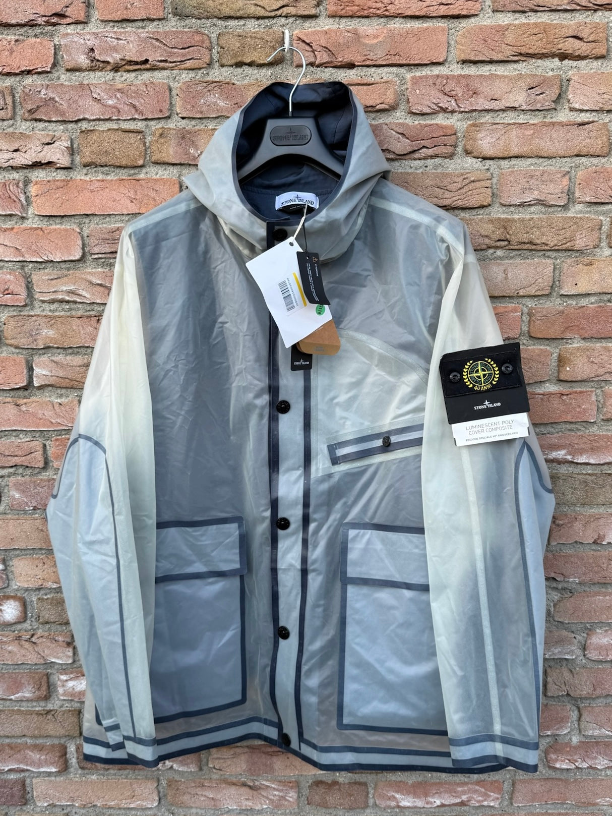 Stone Island Luminescent Poly Cover Composite 40 Anni Jacket - XXL