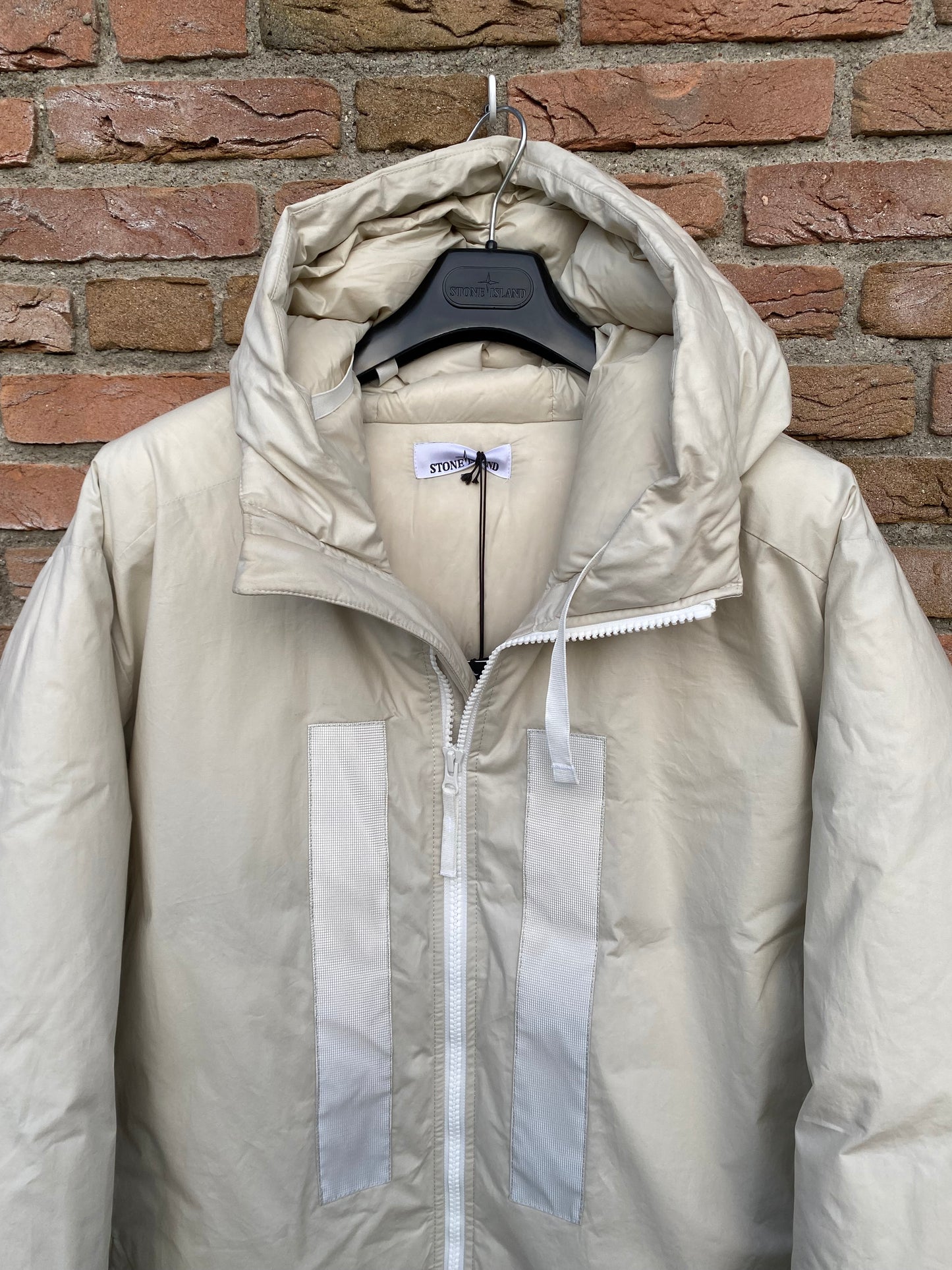 Stone Island Marina Rubber Wax Poplin Daunenjacke - XL