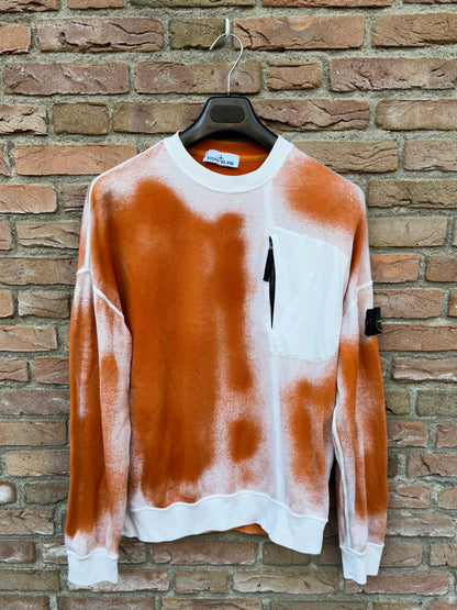 Stone Island Hand Sprayed Sweatshirt - L