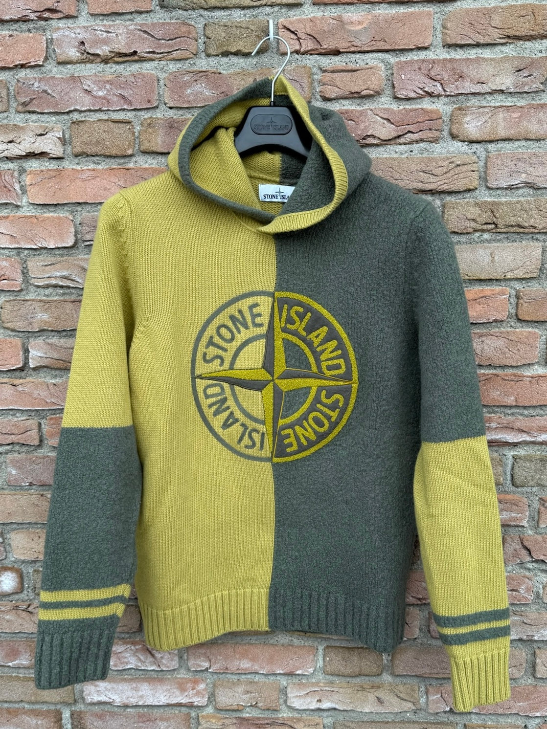 Stone Island Knit Hoodie - L