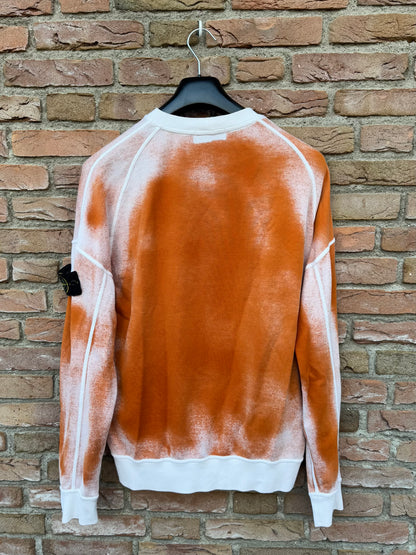 Stone Island Hand Sprayed Sweatshirt - L
