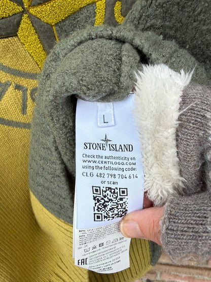 Stone Island Knit Hoodie - L