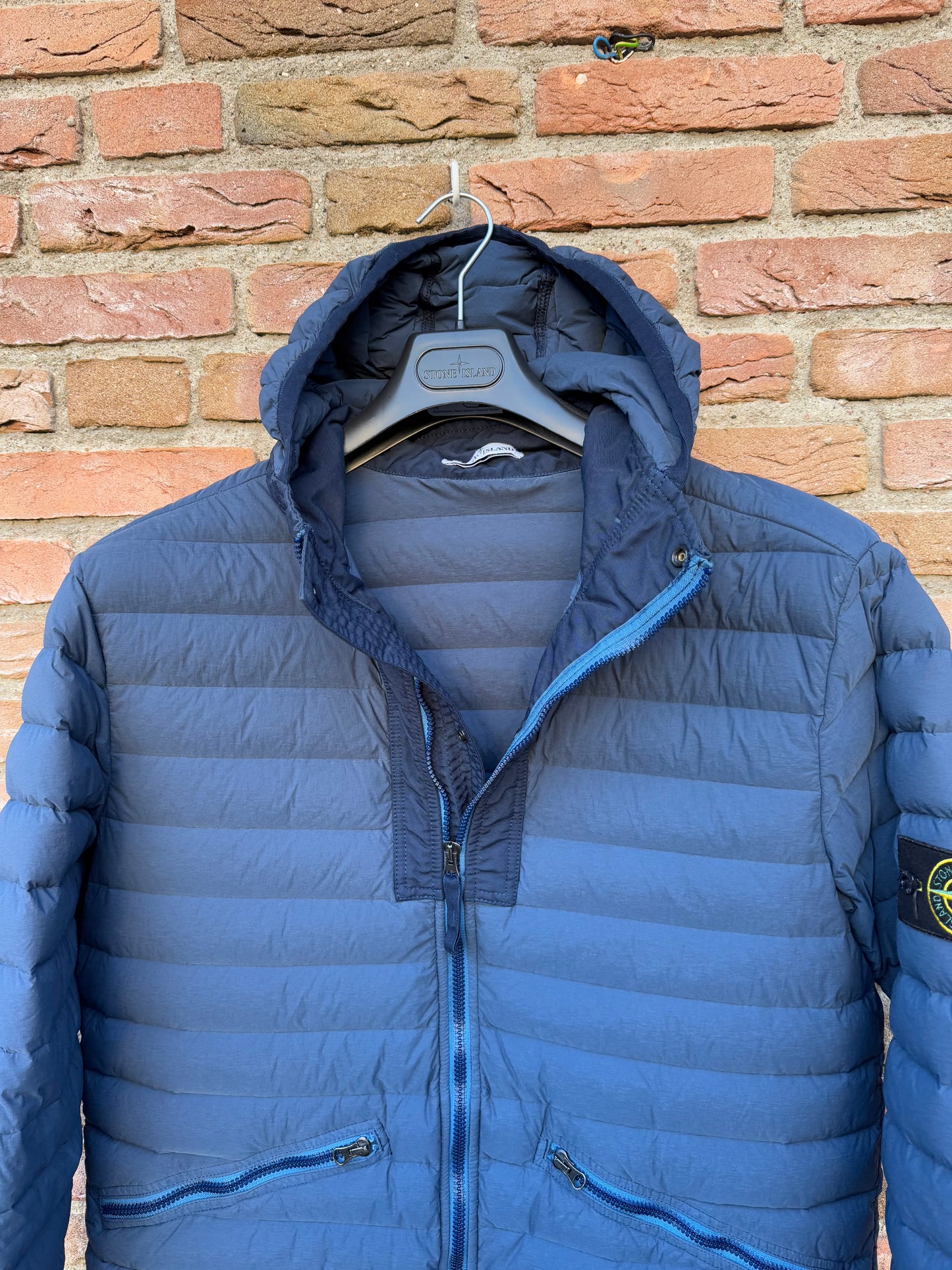 Stone Island Loom Woven Down Chambers Stretch Nylon-TC Jacket - XXL