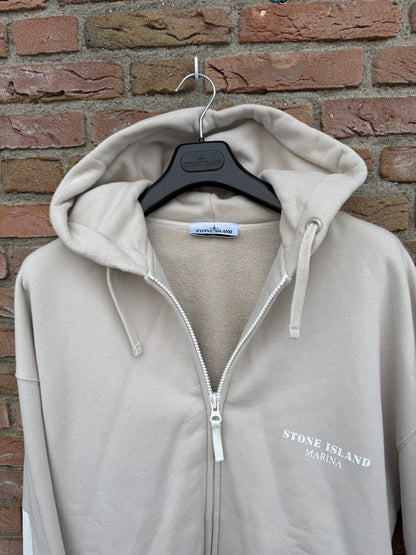 Stone Island Marina Zipped Hoodie - XXL
