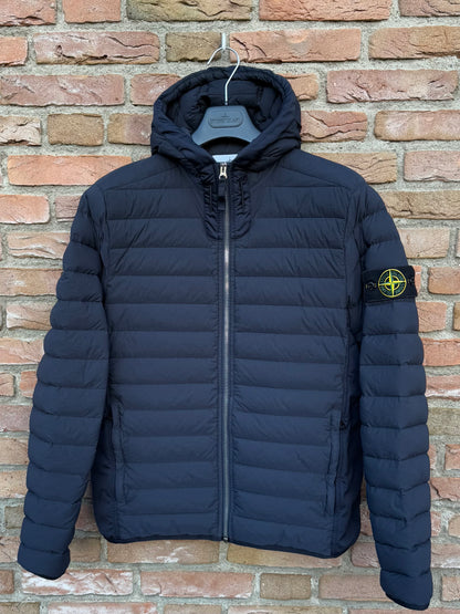 Stone Island Loom Woven Down Chambers Stretch Nylon-TC Jacket - S