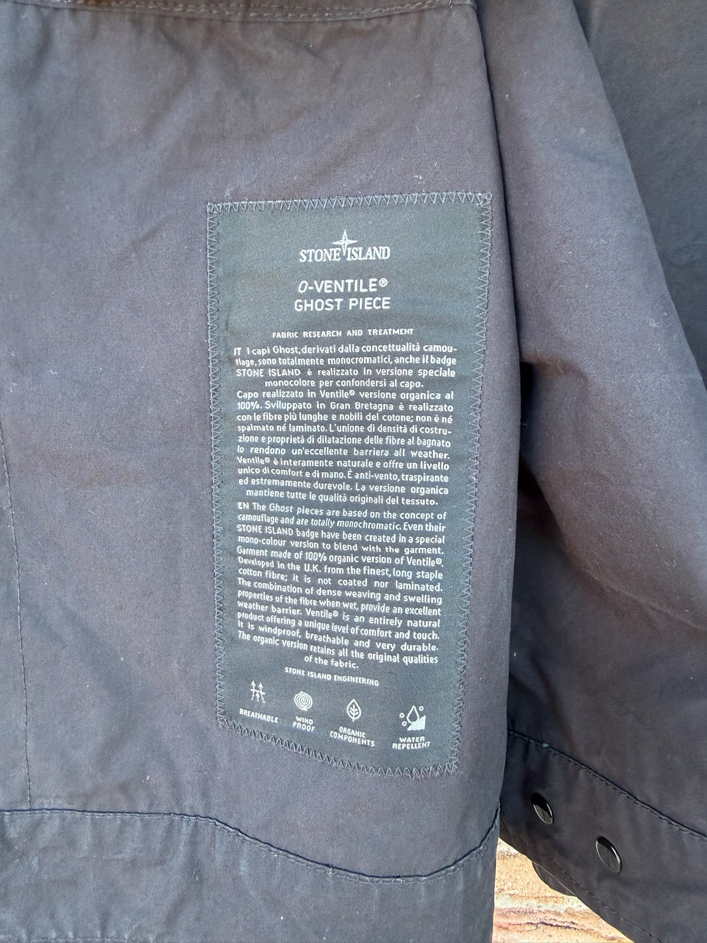 Stone Island O-Ventile Ghost Jacket - XL