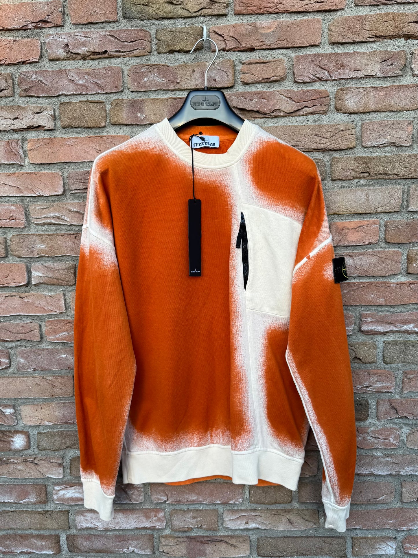 Stone Island Hand Sprayed Pullover - L