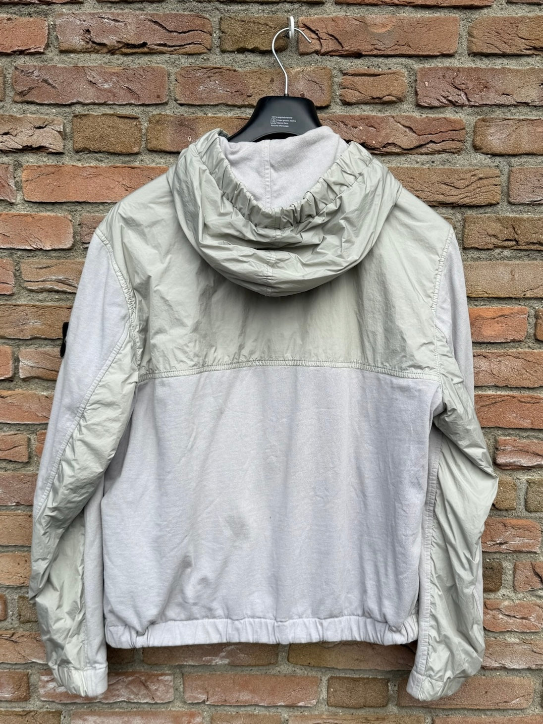 Stone Island Garment Dyed Crinkle Reps NY + Jersey 250 Jacket - M