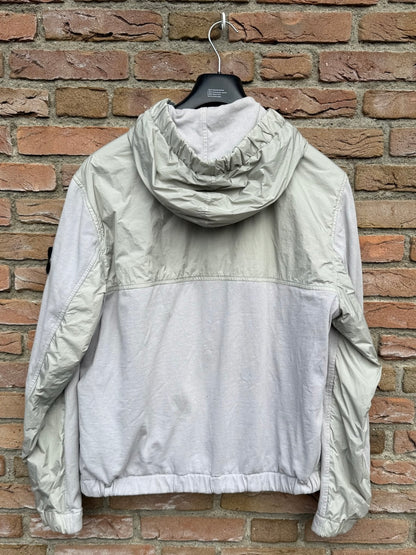 Stone Island Garment Dyed Crinkle Reps NY + Jersey 250 Jacket - M