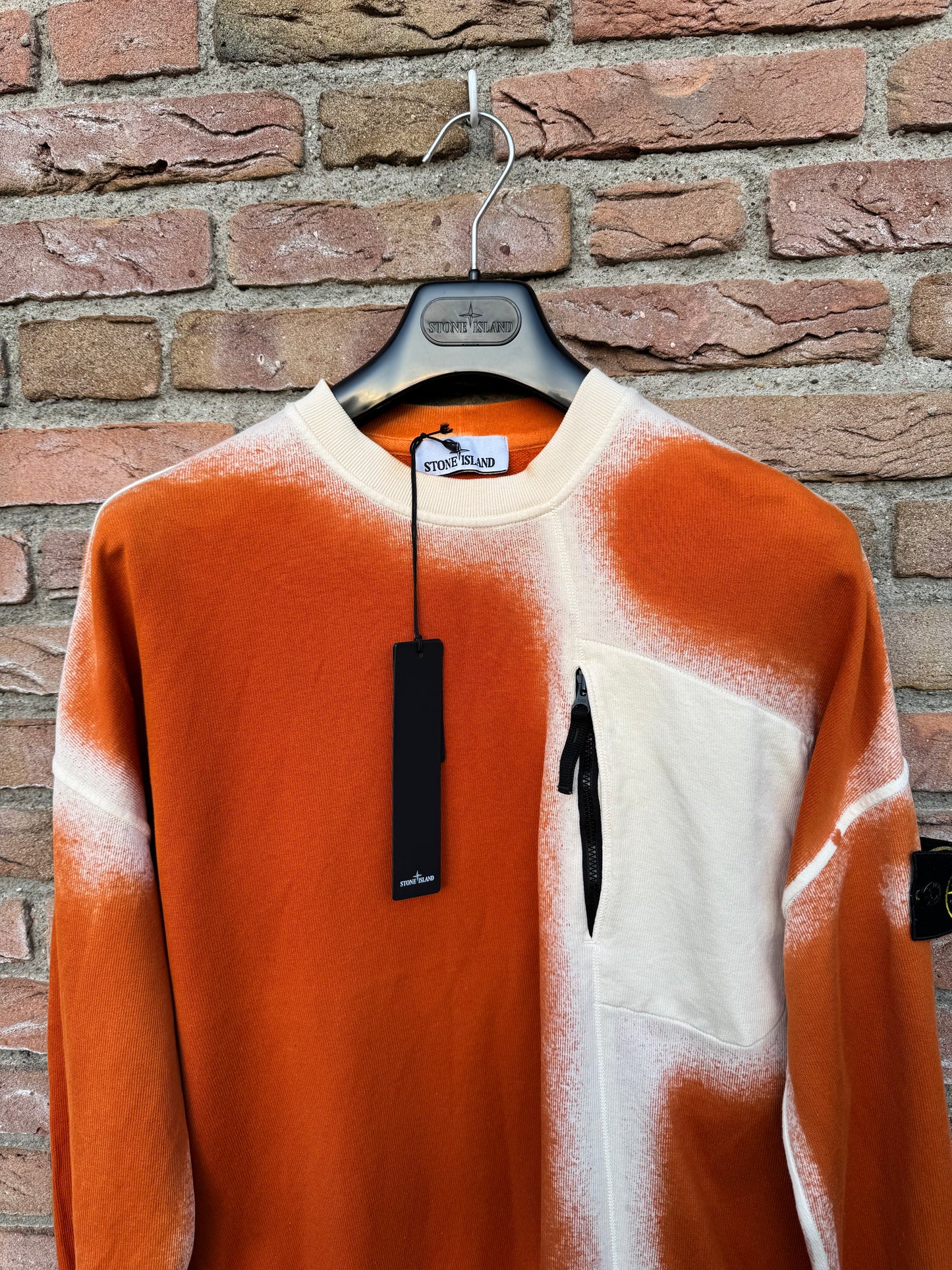 Stone Island Hand Sprayed Pullover - L