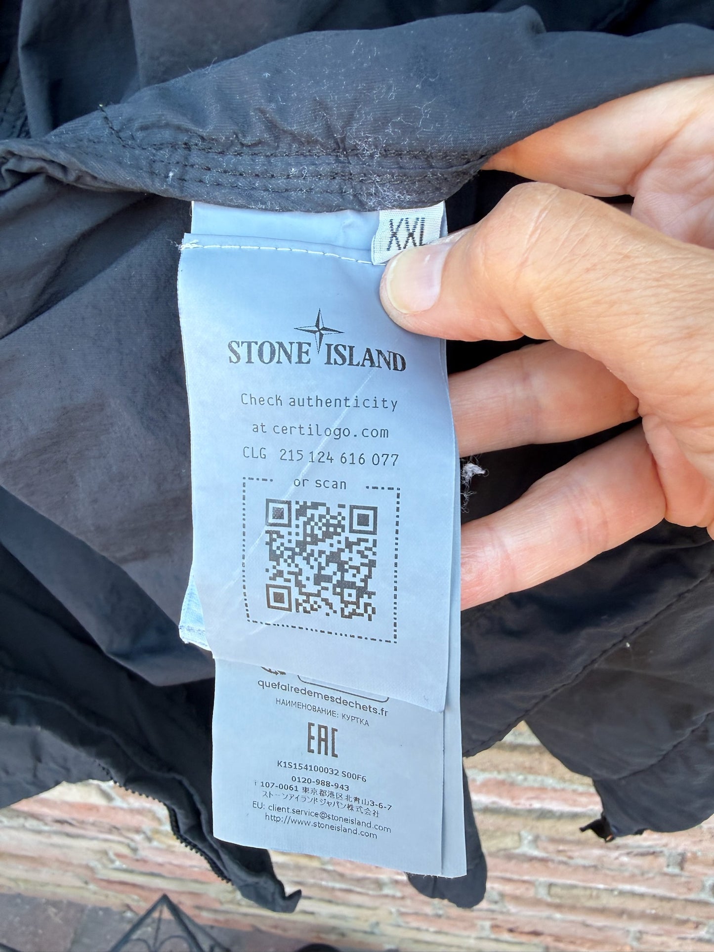 Stone Island Nylon Smerigliato Ghost Jacket - XXL